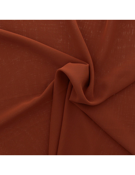 Tessuto chiffon - Ruggine