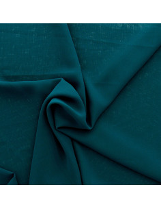 Tessuto chiffon - Blu petrolio scuro