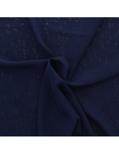 Tessuto chiffon - Blu marino