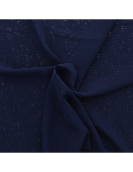 Tessuto chiffon - Blu marino