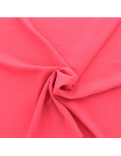 Tessuto chiffon - Rosa corallo