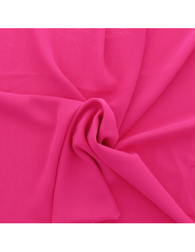 Tessuto chiffon - Fucsia