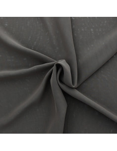 Tessuto chiffon - Talpa scuro