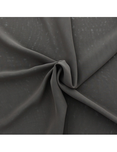 Tessuto chiffon - Talpa scuro
