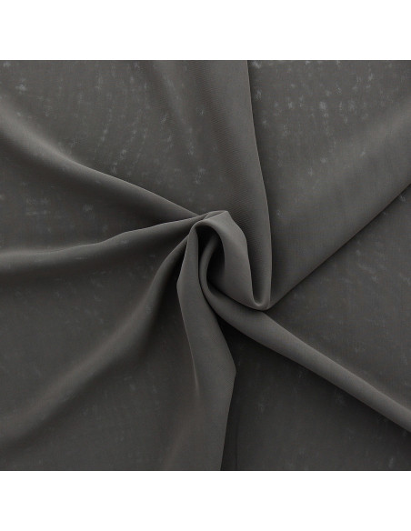 Tessuto chiffon - Talpa scuro