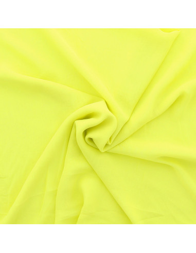 Tessuto chiffon - Giallo limone