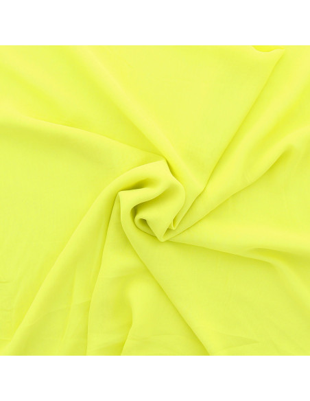 Tessuto chiffon - Giallo limone