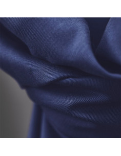 Tessuto tencel Smooth Drape Twill - Blu