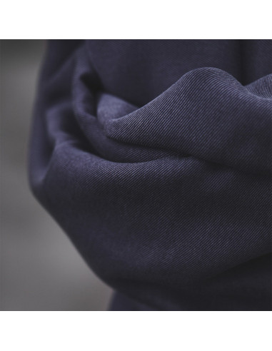 Tessuto tencel Smooth Drape Twill - Mirtillo