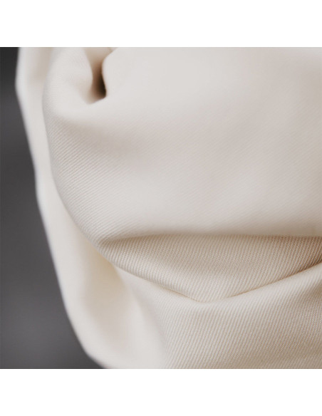 Tessuto tencel Smooth Drape Twill - Bianco