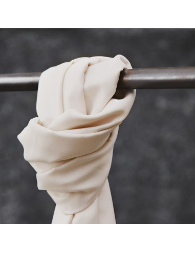 Tessuto tencel Smooth Drape Twill - Bianco