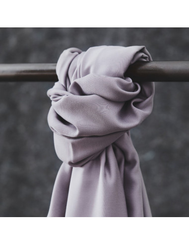 Tessuto tencel Smooth Drape Twill - Nebbia viola