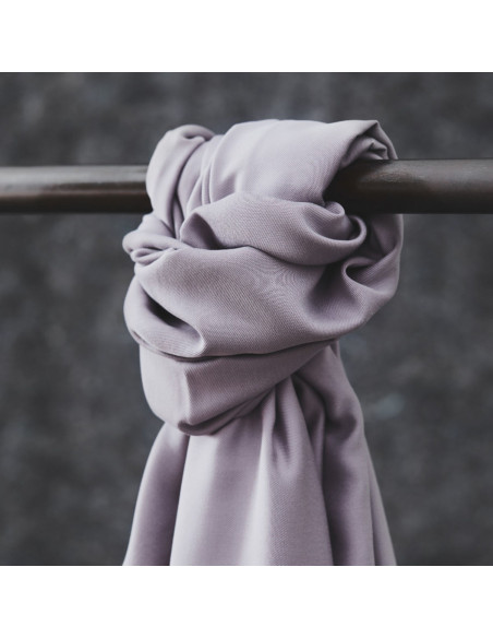 Tessuto tencel Smooth Drape Twill - Nebbia viola
