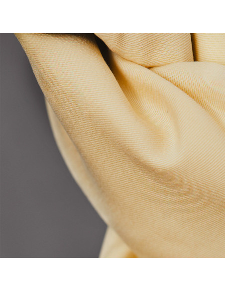 Tessuto tencel Smooth Drape Twill - Giallo tenue