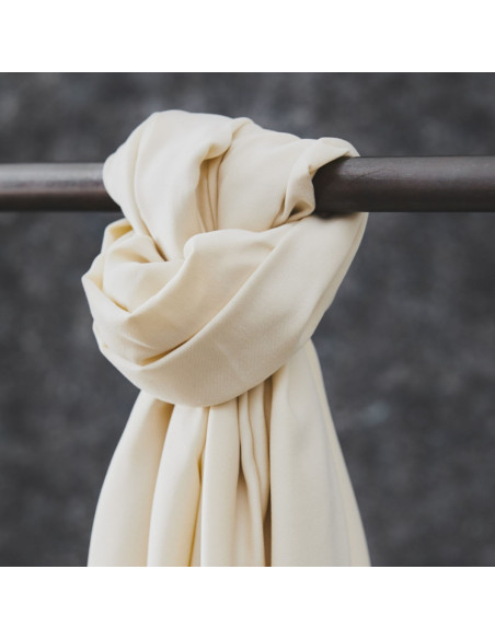 Tessuto tencel Smooth Drape Twill - Ecru