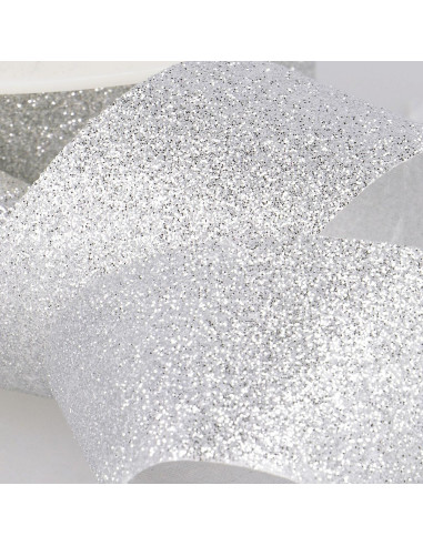 Nastro glitter - Argento