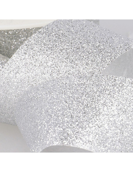 Nastro glitter - Argento