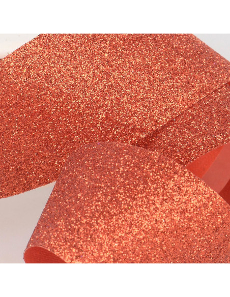 Nastro glitter - Rosso