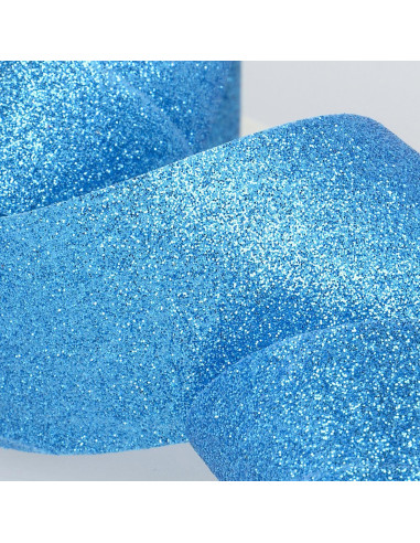 Nastro glitter - Turchese
