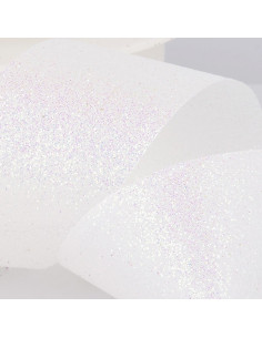 Nastro glitter - Ecru