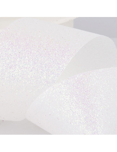 Nastro glitter - Ecru