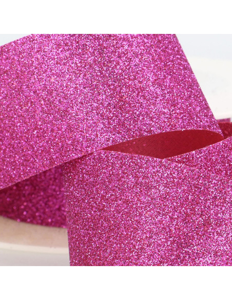 Nastro glitter - Fucsia