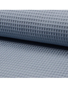 Tessuto a nido d'ape - Blu grigio