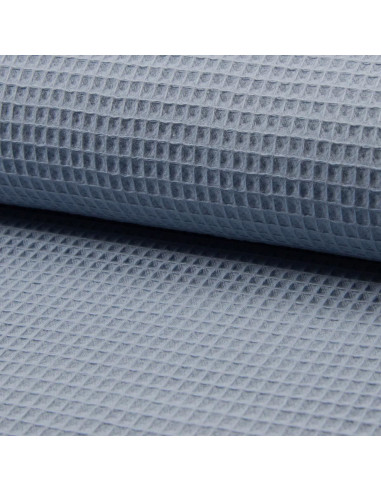Tessuto a nido d'ape - Blu grigio