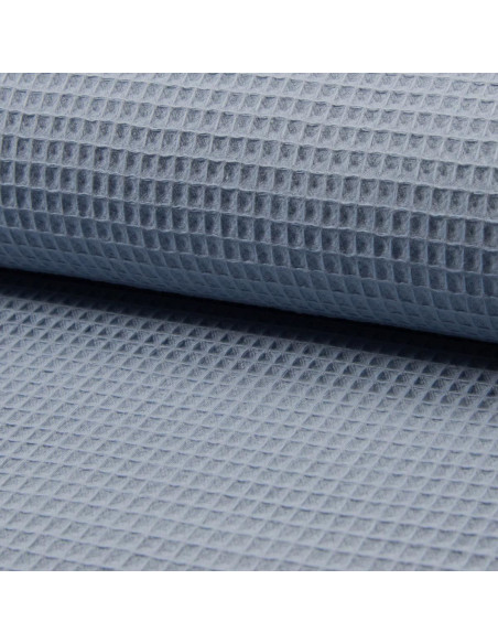 Tessuto a nido d'ape - Blu grigio