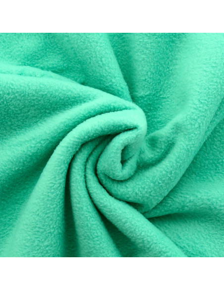 Tessuto in pile - Verde turchese
