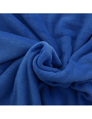 Tessuto in pile - Blu reale