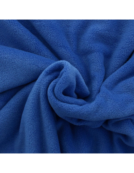 Tessuto in pile - Blu reale