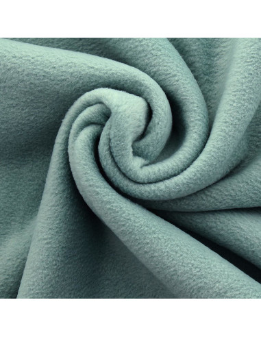 Tessuto in pile - Verde grigio