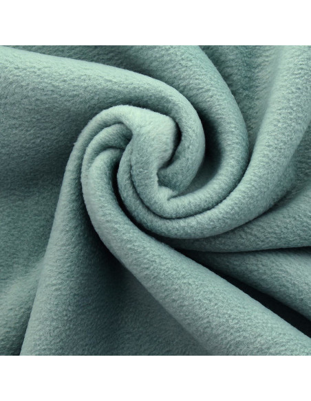 Tessuto in pile - Verde grigio