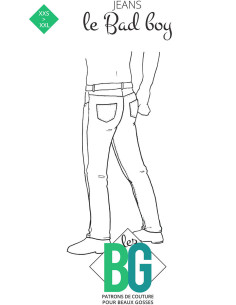 Modello di jeans Le Bad Boy - Les BG