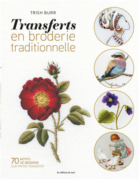 Libro di trasferimenti in ricamo tradizionale