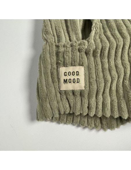 Set di 5 etichette tessute - Good Mood