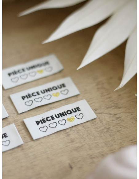 Set di 6 etichette da cucire - Pezzo unico