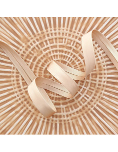 Nastro sbieco in raso - Beige