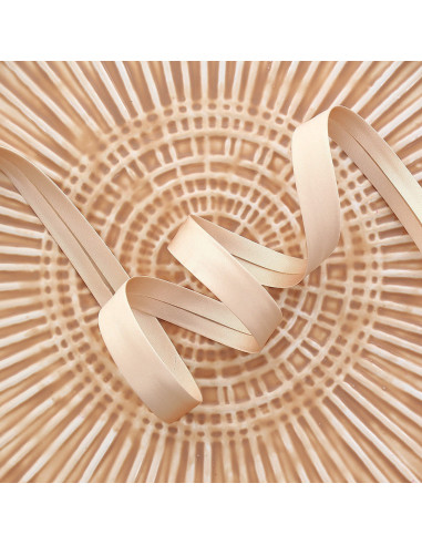 Nastro sbieco in raso - Beige