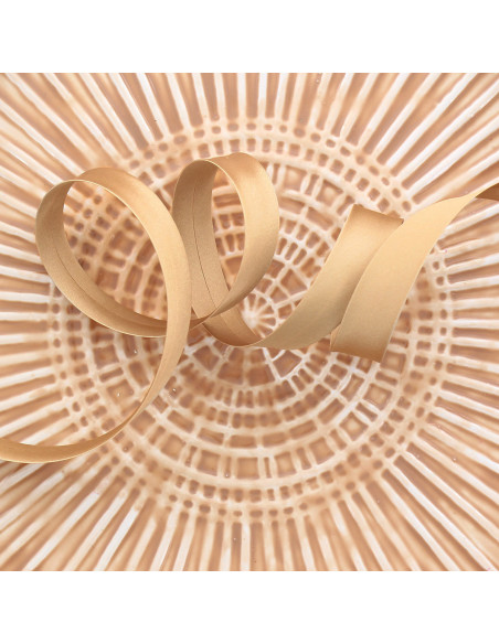 Nastro sbieco in raso - Beige scuro