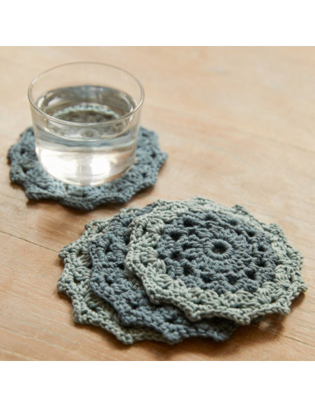 Kit uncinetto - I miei sottobicchieri stile mandala