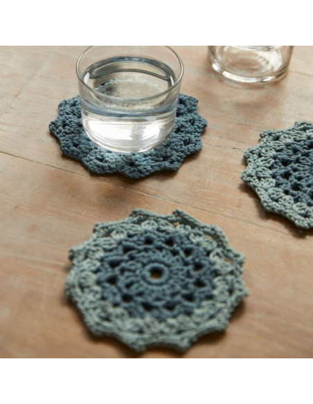 Kit uncinetto - I miei sottobicchieri stile mandala