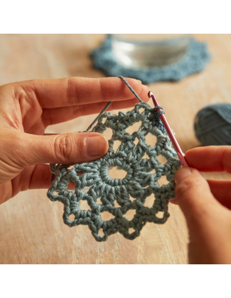 Kit uncinetto - I miei sottobicchieri stile mandala