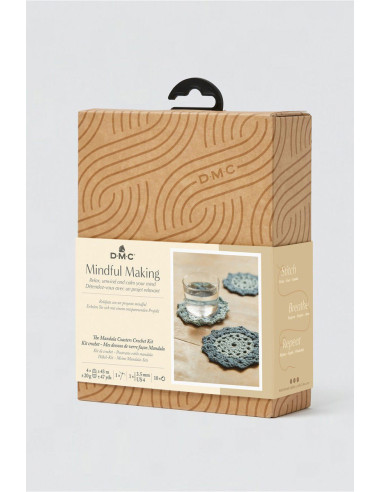 Kit uncinetto - I miei sottobicchieri stile mandala