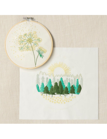 Kit duo ricamo - Passeggiata nel bosco