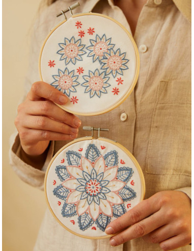 Kit duo ricamo - Fiori dell'est
