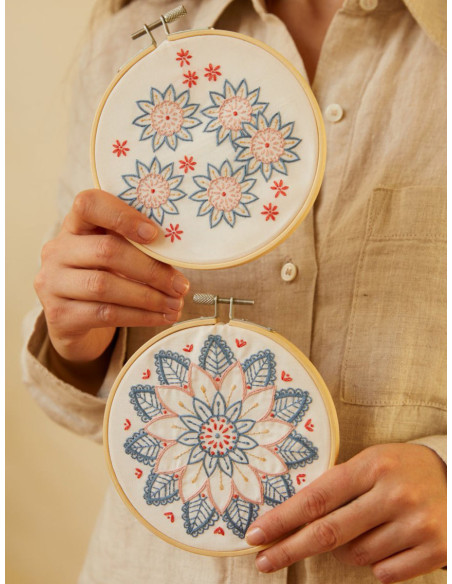 Kit duo ricamo - Fiori dell'est
