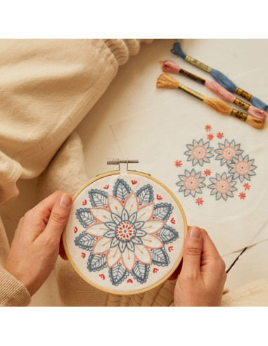 Kit duo ricamo - Fiori dell'est