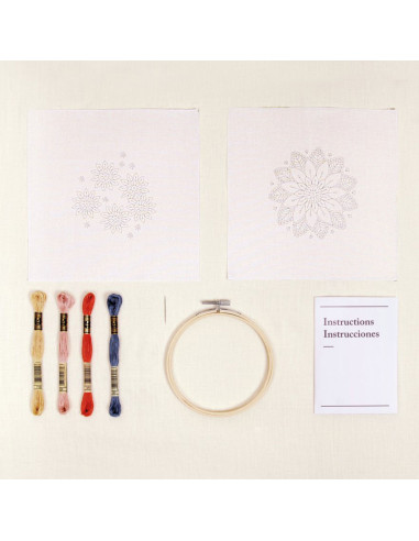 Kit duo ricamo - Fiori dell'est